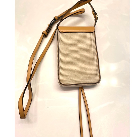 Tory Burch Miller Canvas Cross Body Natural - Picture 5 of 6